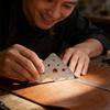 Stainless Steel Ruler Round Leather Cutting Tool Corner Cutter Corner Cutting Ruler for Accurate Drawing and Cutting