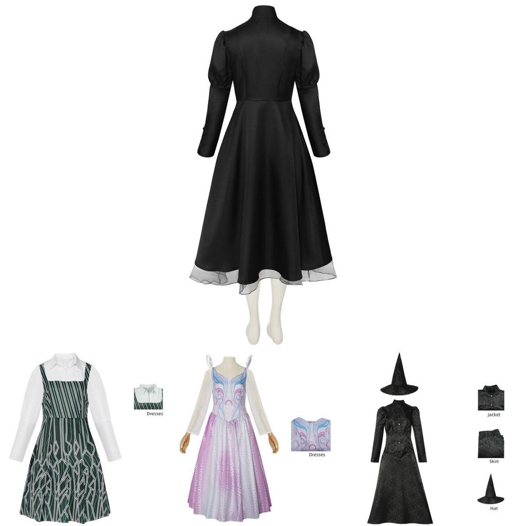 Enchanting Magic Witch Cosplay Costume For Halloween Unisex Fantasy Dress