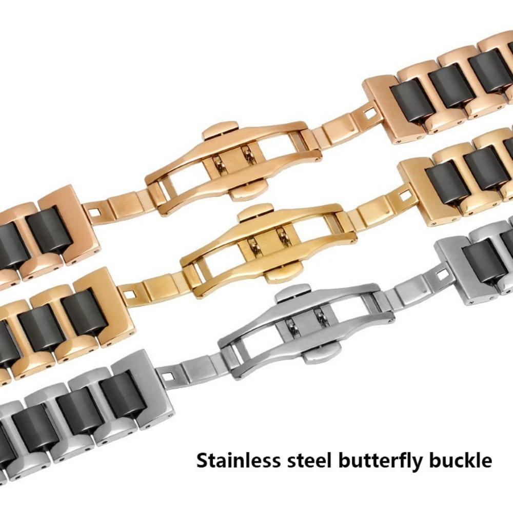 Metal+Ceramic Strap for Samsung Galaxy Watch 8-7 Ultra 47mm Bracelet Replaceable Wristband for Samsung Galaxy Watch Ultra Strap