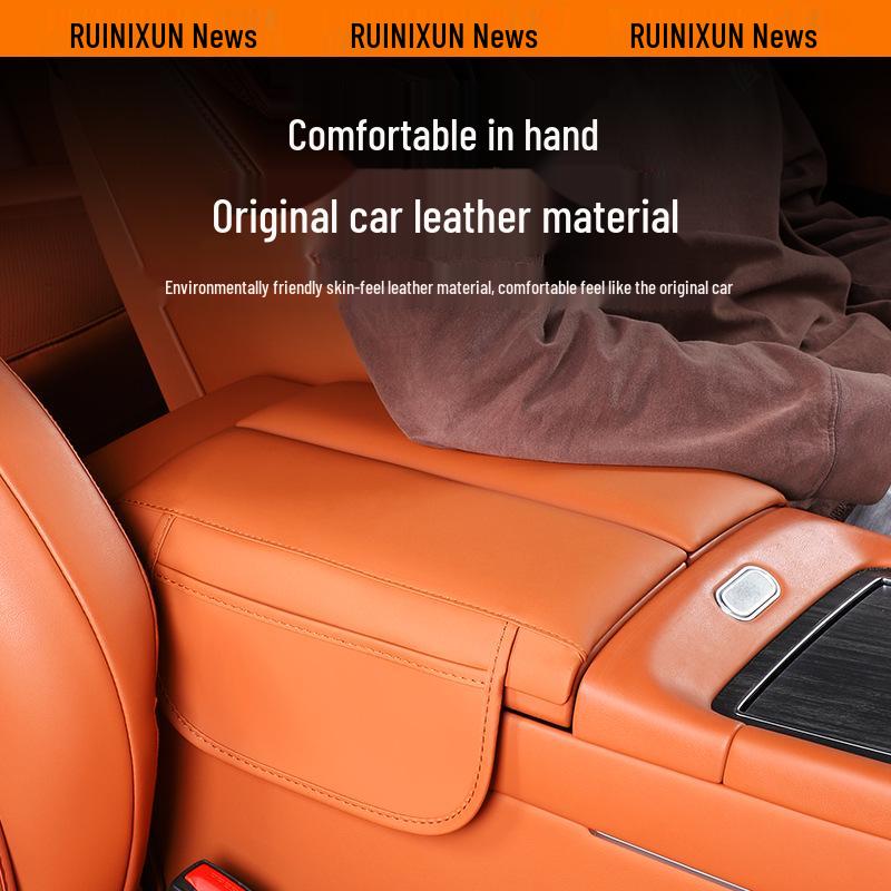AITO M9 Armrest Box Cover: Center Console Heightening Pad & Protective Sleeve for Car Interiors