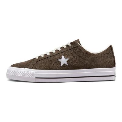 One Star Pro Protiskluzové Odolné Nízké Skateboardové Boty Unisex Tenisky Hnědá Bílá A03671C