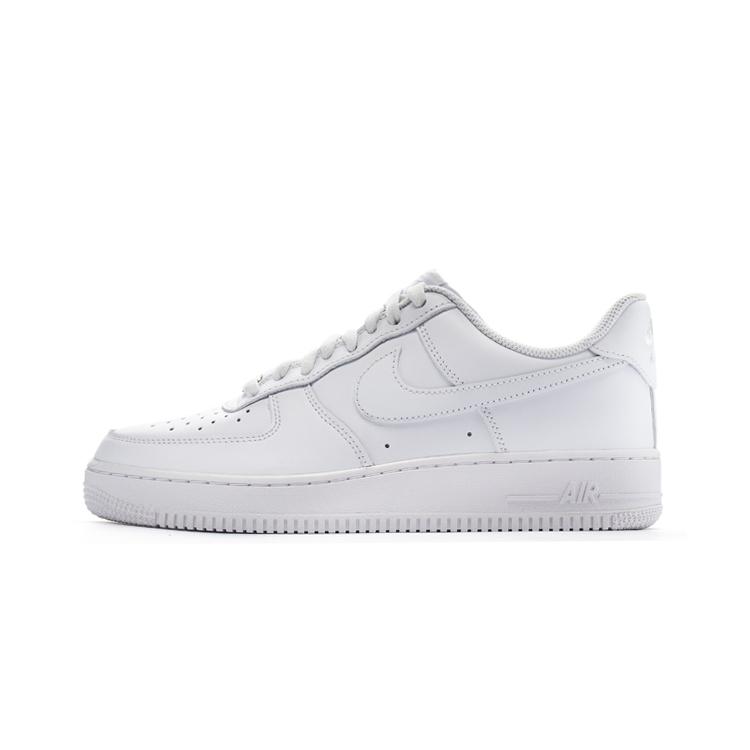 Nike Air Force 1 Gardenia Amortiguación Cobertura Resistente a la Abrasión Caña Baja Zapatillas de Skate Unisex Amarillo Plateado CW2288-111(Equipo1877-)