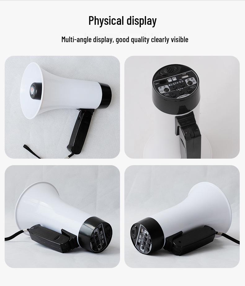 Gongxiang High-Power Foldable Megaphone for Street Vendors & Emergencies