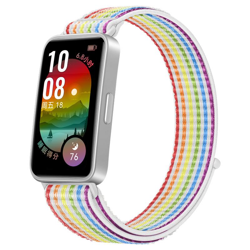 Sports Nylon Loop Strap for Huawei Band 10/9/8 Official Replacement Bracelet Belt Huawei Band 9/10 Wristband Correa Accessories