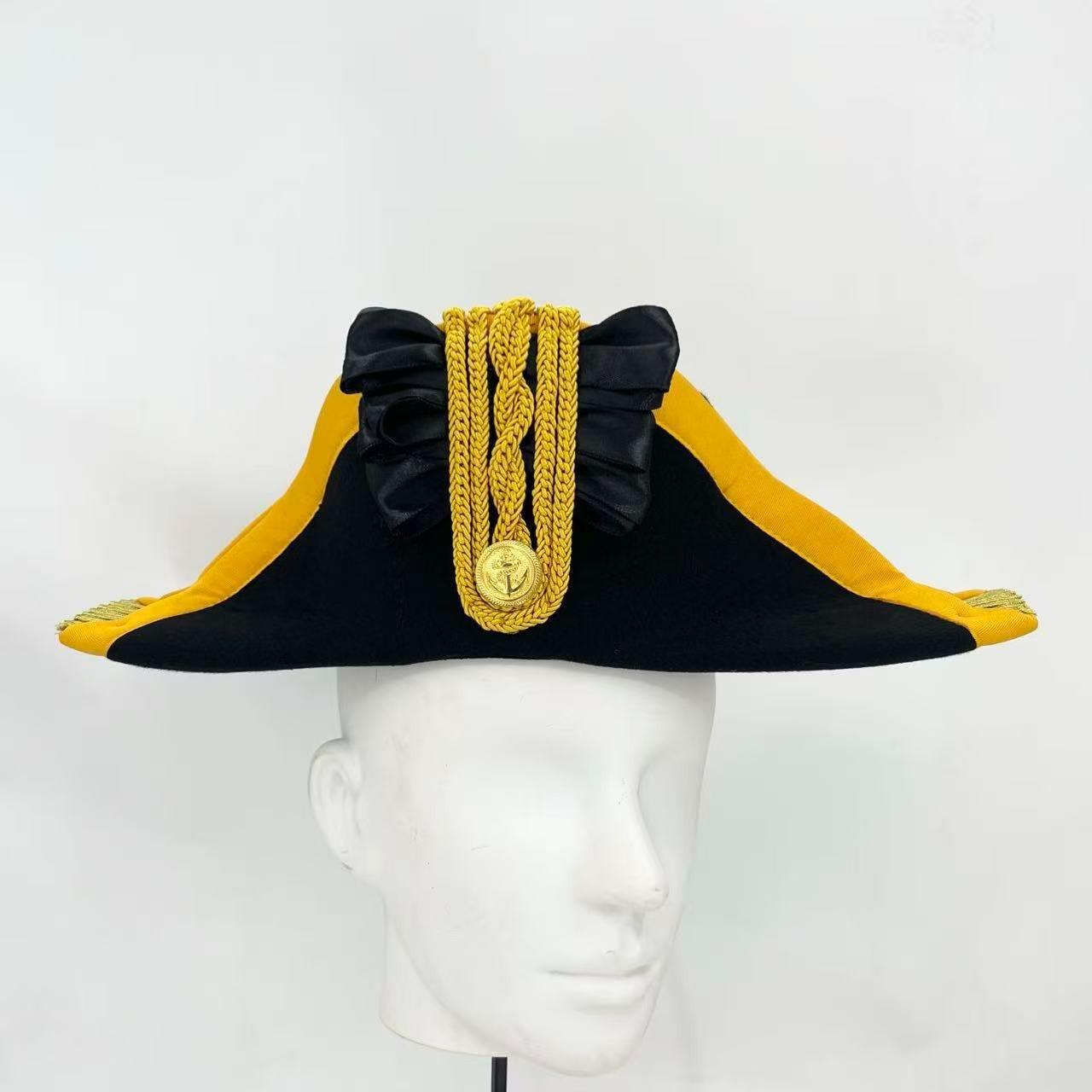 

British naval bighorn replica 19th century European naval bighorn 19th century naval cosplay Head circumference 57-58CM