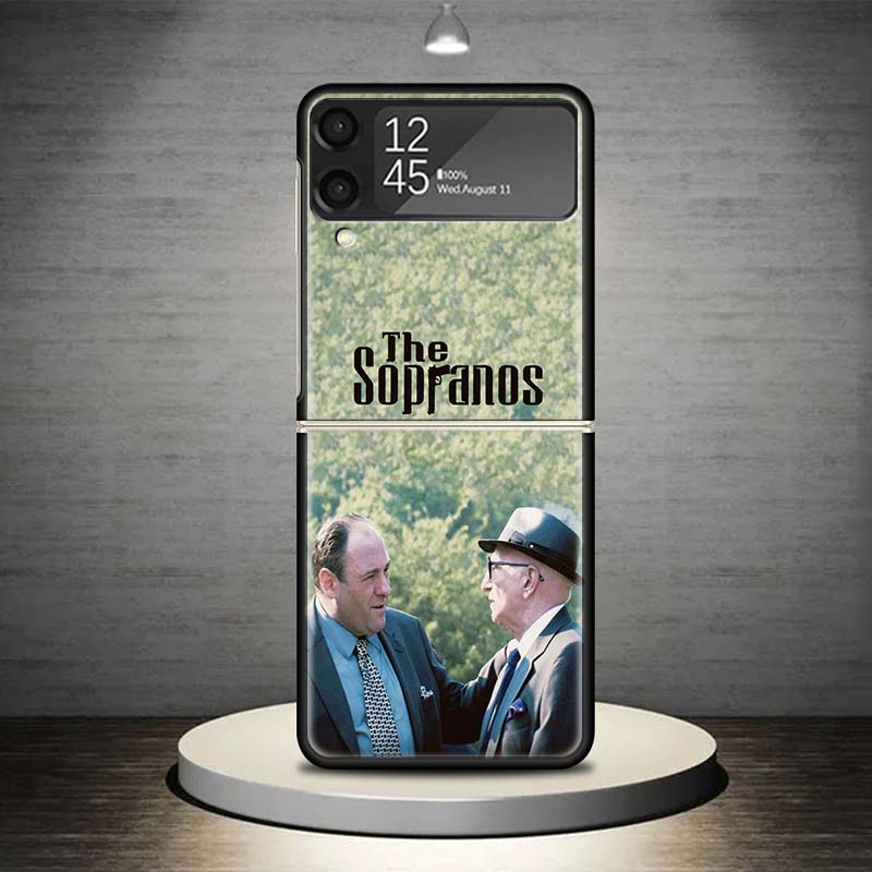The Sopranos TV Series Phone Case For Samsung Galaxy Z Flip 7 6 5 4 3 5G Shockproof Cover Z Flip7 Flip6 ZFlip5 Flip3 Flip4 Luxur