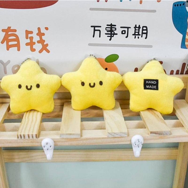 Backpack Purse Star Pendant Plush Toy Bag Charm Gift for Girlfriend