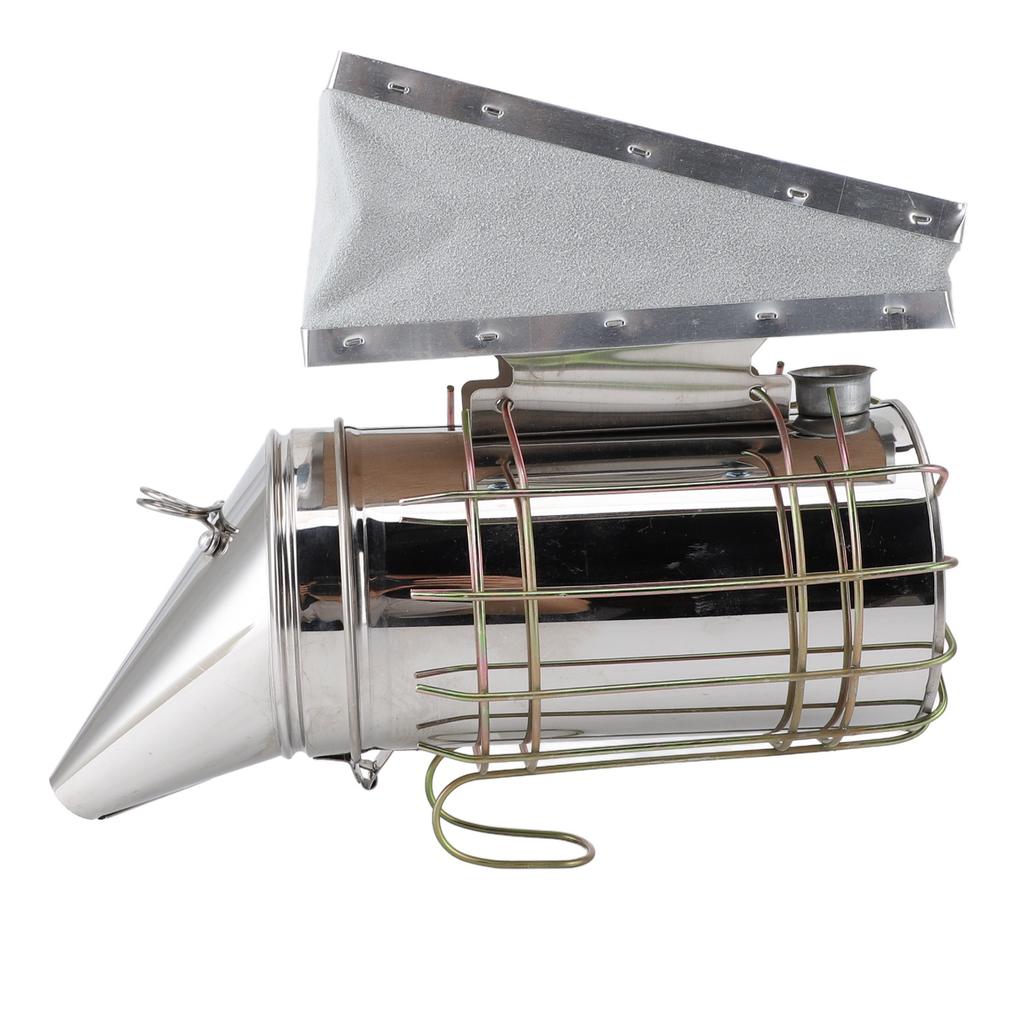 Beehive Smoker Stainless Steel   Wood Bee Smoker Beekeeping Equipment with Filter for Beekeeper Tool