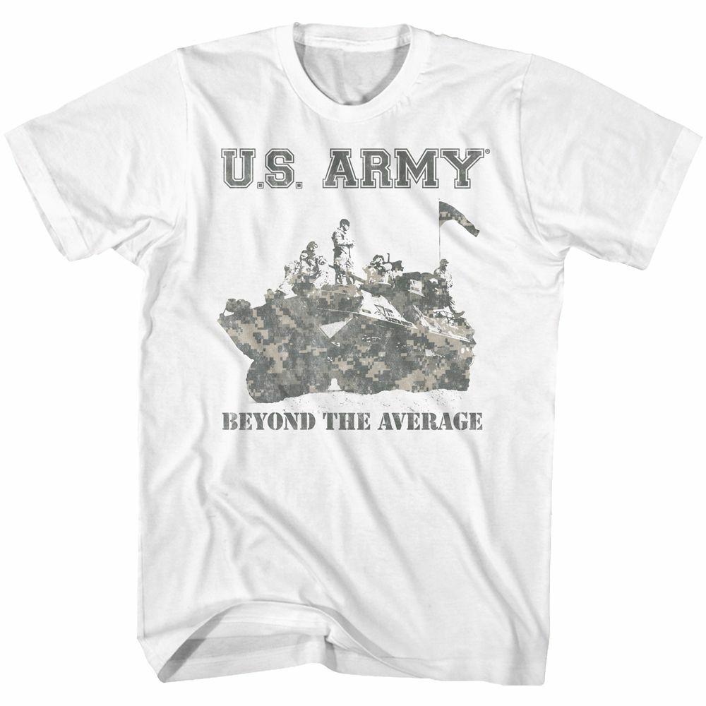 

Army Beyond The Average White Adult T-Shirt XL
