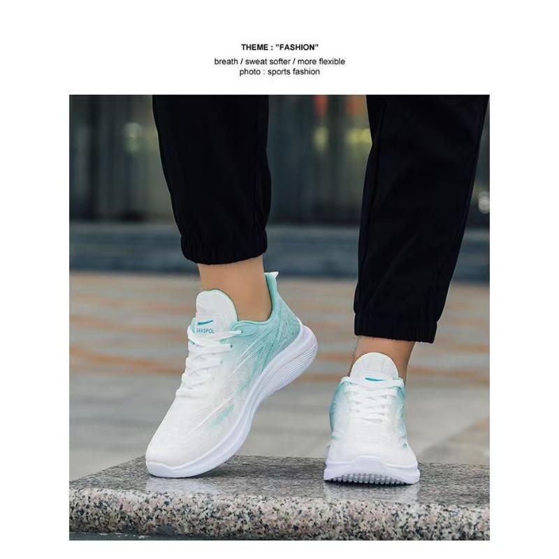 Men's Running Shoes New Breathable Mesh Lightweight Casual Sneakers, Trendy Versatile Athletic Shoes for Teens