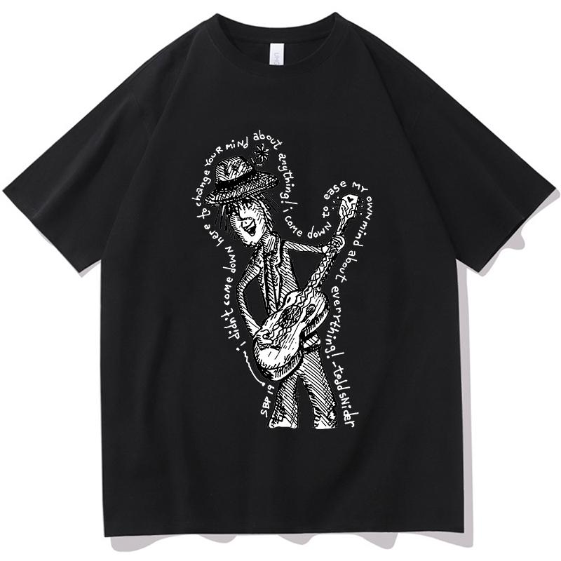 Todd Snider T-Shirts Casual Merch Cotton High Quality T Shirts Cartoon Print Funny Clothing Unisex Comfortable Tees Streetwear