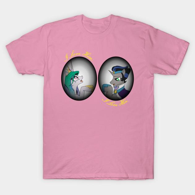 T Shirt Women Love In A Different World Celestia And Sombra 2 Or Harajuku Print Kawaii Tshirt Summer Short Sleeve Female T-Shirt Top Tee