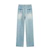 Retro Wide Leg Jeans for Women Loose Fit  Pants Spring Summer Fashion Comfortable Denim Trousers