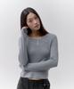 Kirsh Small Cherry Henley Neck Striped Long Sleeve [Blue]
