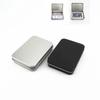 1 szt. Metalowa puszka srebrna czarna Flip Storage Box Tool Box Money Coin Candy Key Business Card Storage Box