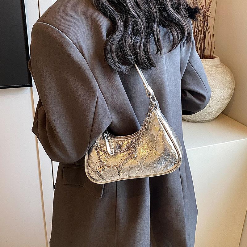 Small Bag Women's New Casual Versatile Messenger Bag Solid Color Shoulder Bag