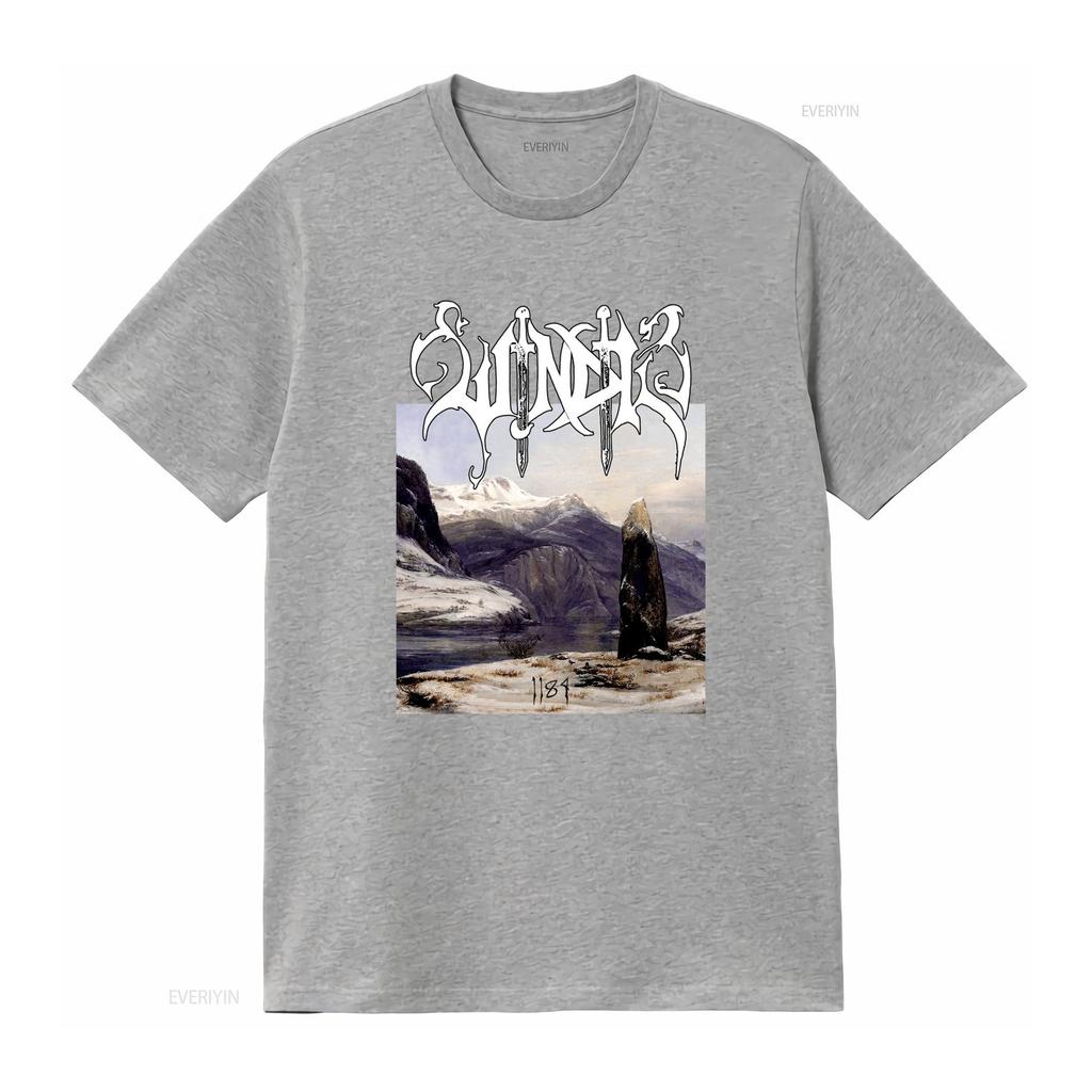 Limited Edition Windir 1184 Album Band Metal T Shirt Black Sizes S 5xl Long Or S Vintage Washed Comfortable Homme Stylish