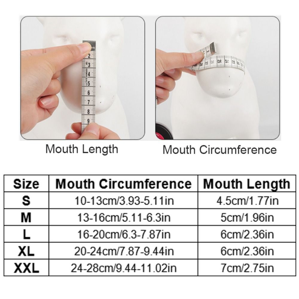 Adjustable Anti Barking Dog Muzzle Soft Pet Mouth Cover Dog Anti-Barking Mouth Cover  Outdoor