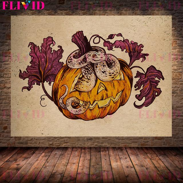 

Звездный пони и лунный мотылек ретро женская настенная картина маслом женщина-змея в реке постер 21*30cm No Frame