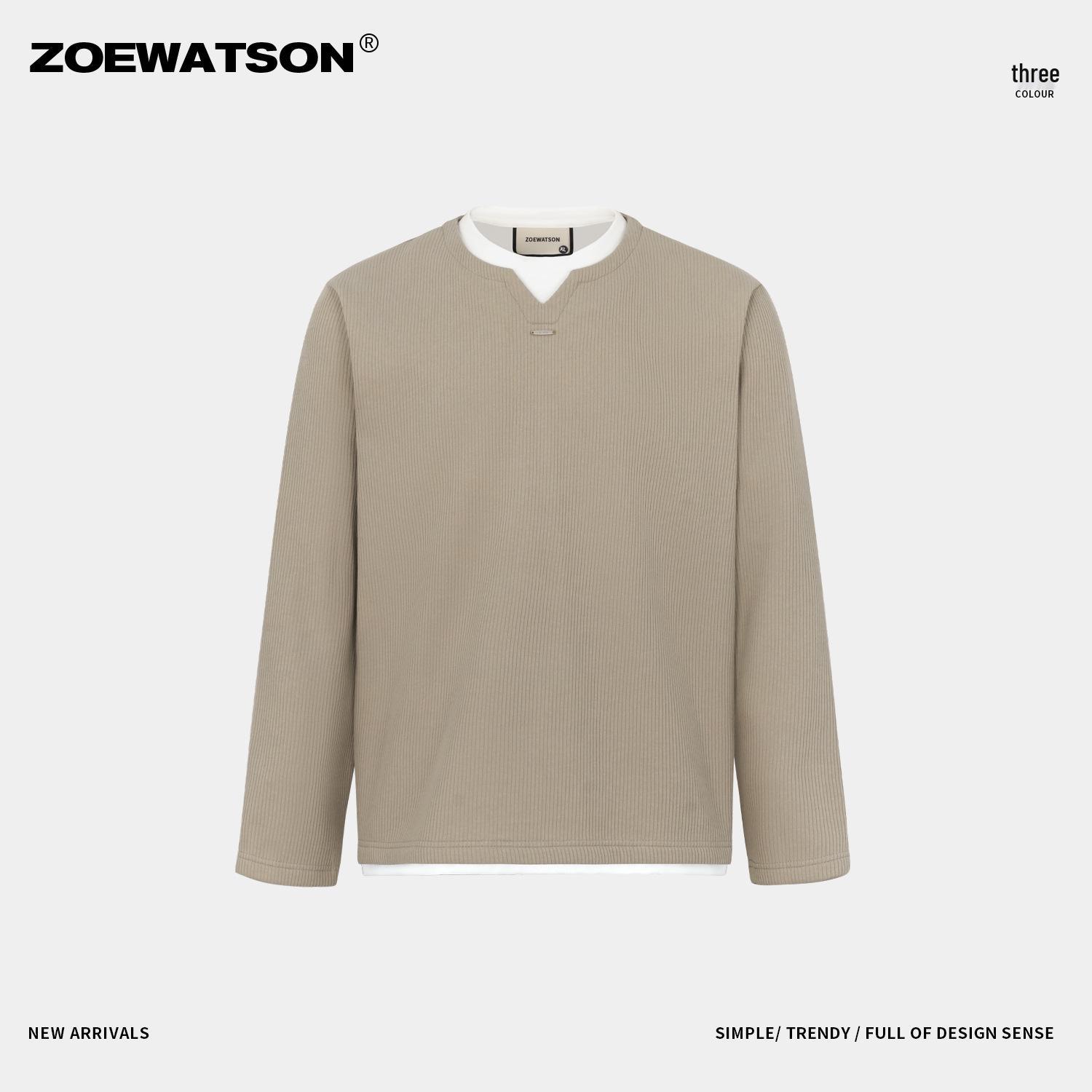 Men s Retro Patchwork Two-Piece Style Long Sleeve Hoodie - New Winter Trend M