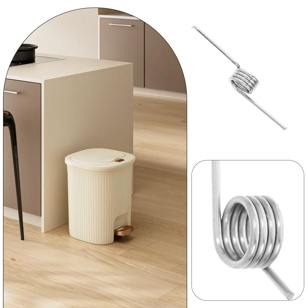 10pcs Garbage Bin Replacement Spring Universal Trash Can Spring Fitting Spring Custom Spring Trash Can Repairing supply