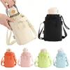 Adjustable Shoulder Strap Water Bottle Carrier Bag with Handle Phone Pocket Water Bottle Holder Pouch Portable