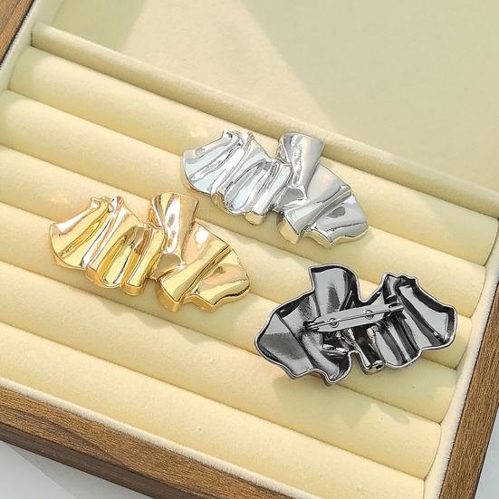 Brooch Scarf Clasps Irregular Shape Multi-Layer Plating Scarf Clasp Oxidation Resistant Scarf Button Alloy Scarf Accessory
