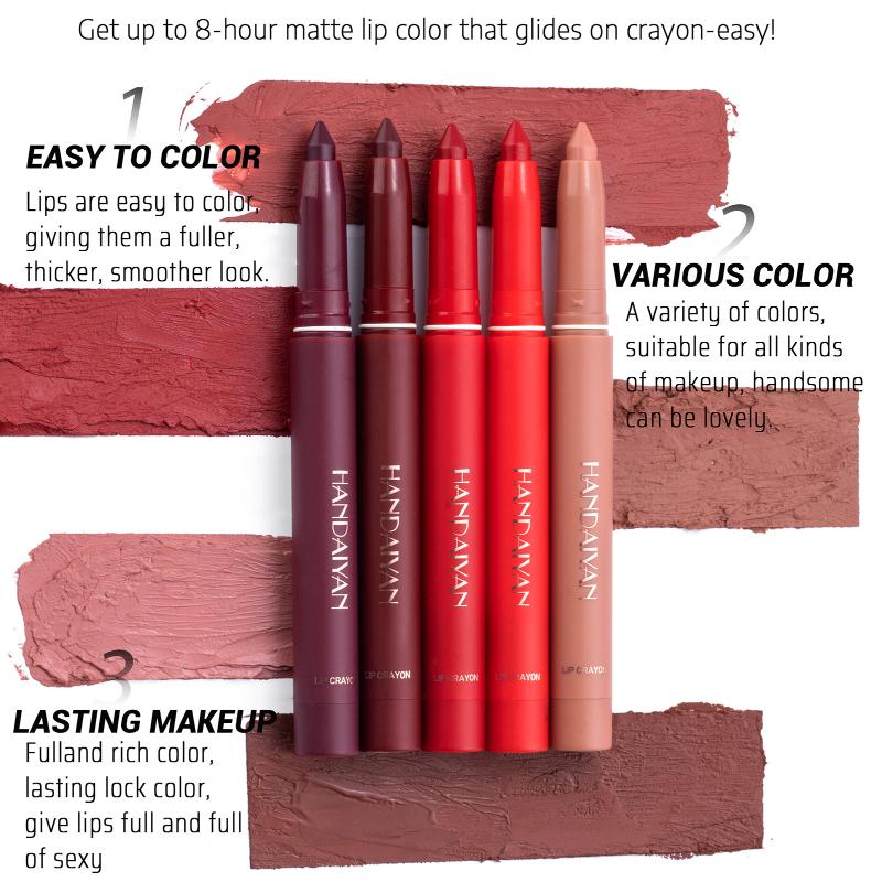 Es ist nicht leicht zu verblassen und an der Tasse zu kleben. Lippenstiftstift Matt Lipliner