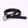 Genuine Leather Waist Belt For Women And Men With Square Buckle Casual Style For Outdoor Wear