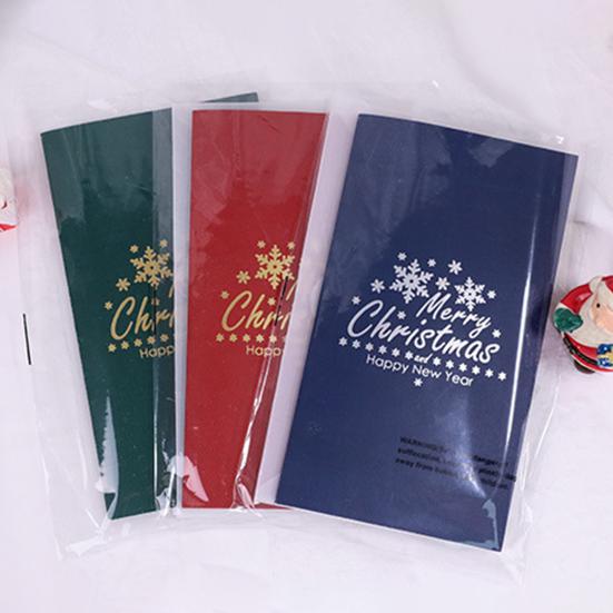 1/2/3Pcs 3D Christmas Greeting Card with Paper Envelope Foldable Pop-up 3D Tree Merry Xmas Wishes Message Card Festive Decoration Holiday Party Gift