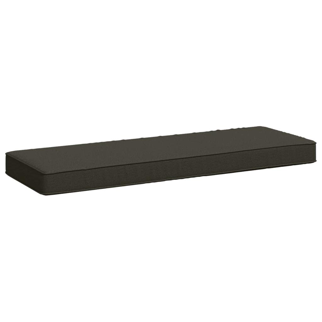 2 piece Bench Cushions VUGHT 2 pcs 100percent  Polyester Anthracite