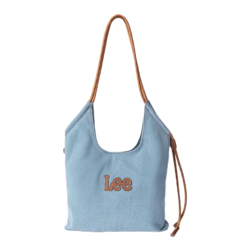 Lee Fabric Crossbody Bag, Shoulder Bag Women's Denim Blue/Ecru LE240079M-539