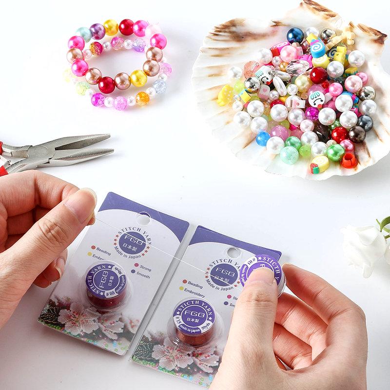 50-yard spool of non-elastic seed bead thread, beading thread, jewelry-making and accessory materials