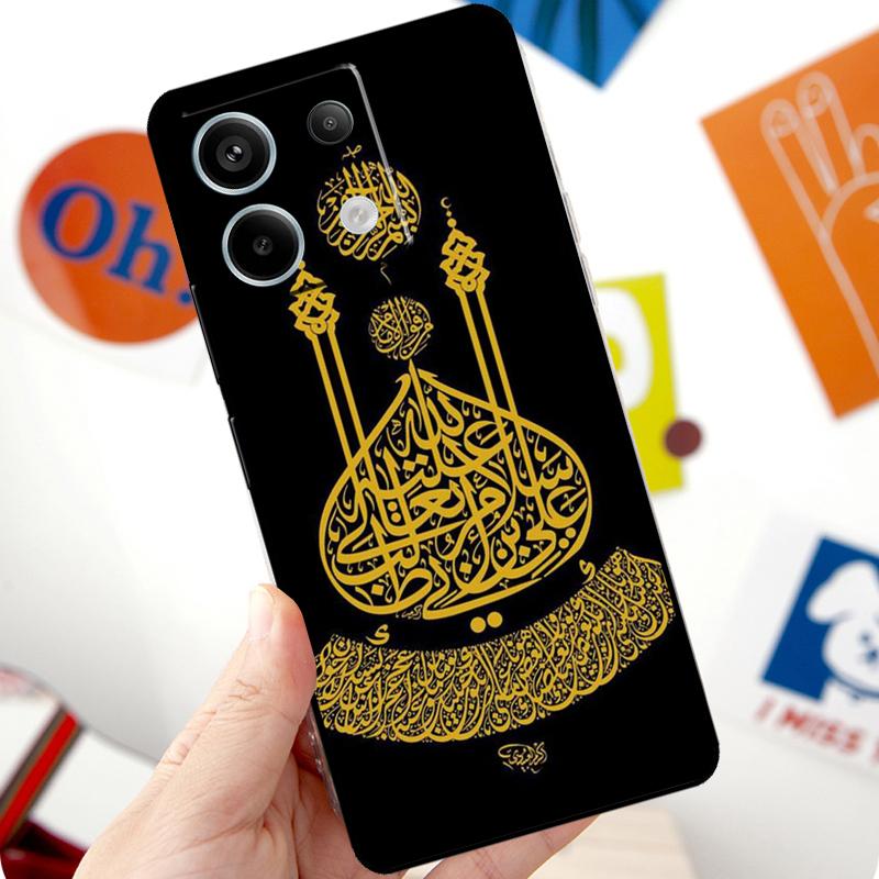 Arabic Quran Islamic Quotes Muslim Funda For Xiaomi Redmi Note 14 13 10 11 12 Pro 11S 12S Case For Redmi 15 14C 10C 12C 13C 15C