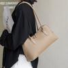 Echte Rindsleder Große Baguette Umhängetasche für Damen Täglich Büro Genarbtes Leder Hobo Tragetasche mit Reißverschluss