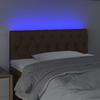 VidaXL LED Headboard Bedroom Furniture Single Bed Accessory Headboard Interior Dark Brown 3121933