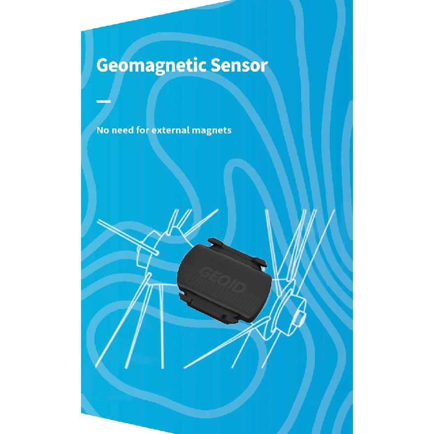 GEOID CS600 Geschwindigkeits-Trittfrequenzsensor IPX66 für Radfahren Kabelloser Fahrradcomputer Für GARMIN Bryton Wahoo Rennrad MTB Kompatibel