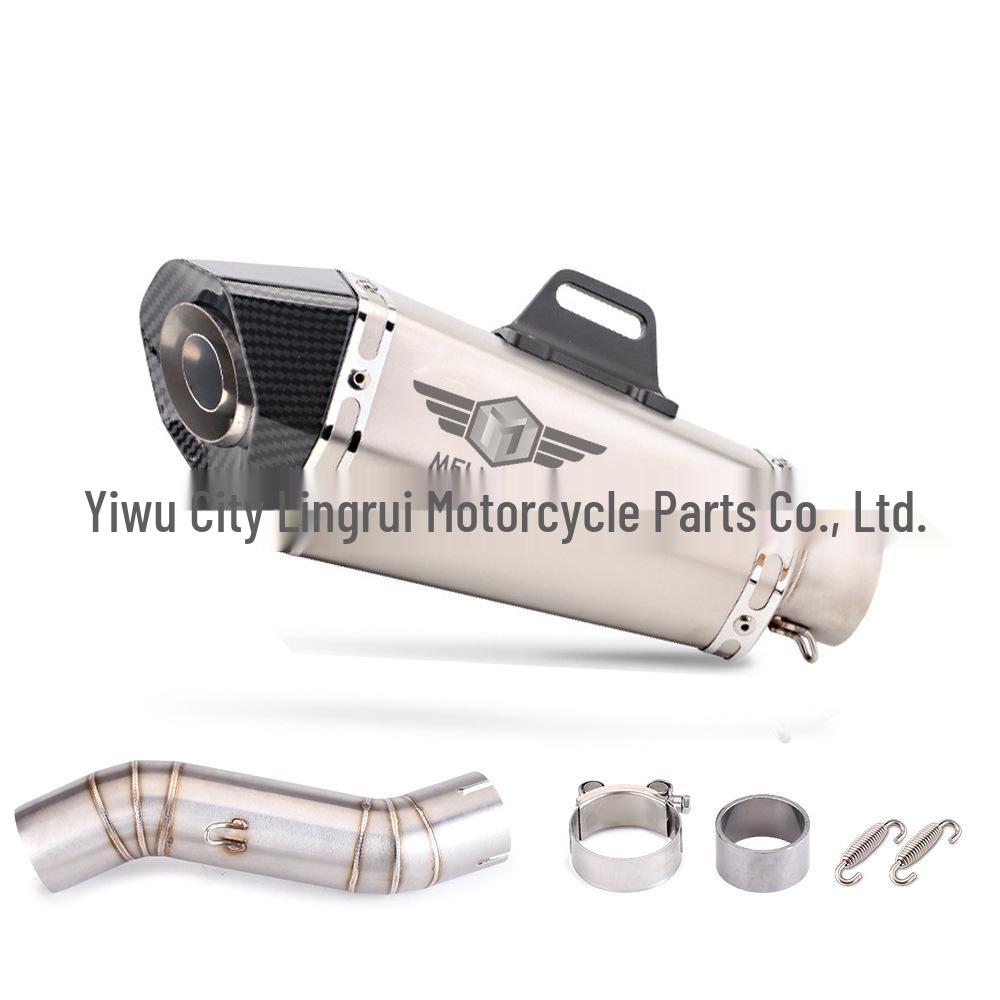 Flame Motorcycle Exhaust Pipe for CBR500F, CBR500X, CBR400F - Modified Middle