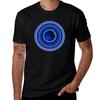 Mati Evil Eye Glass Greek Keys Tshirt Trendy Casual Short Sleeve Shirt