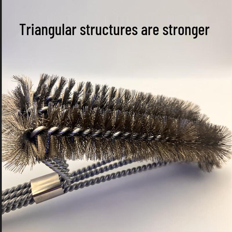 NaiDuo Stainless Steel BBQ Grill Cleaning Brush