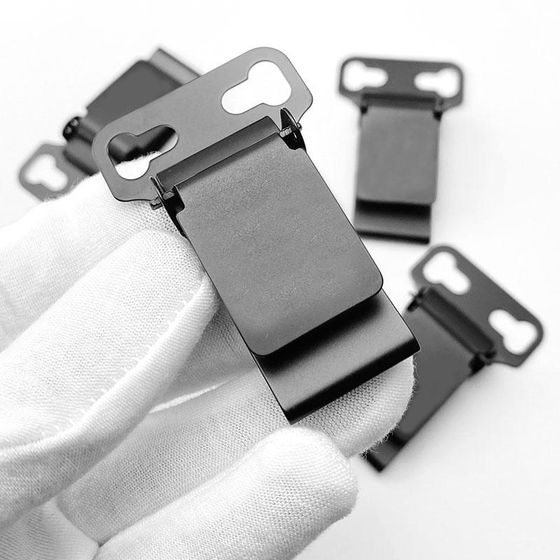 1 Stück Universal-UT-Clips aus Edelstahl für die Messerscheide, Rückenclip, K-Scheide, Taillenclip, Zubehör, Scheide, Trageholsterclip