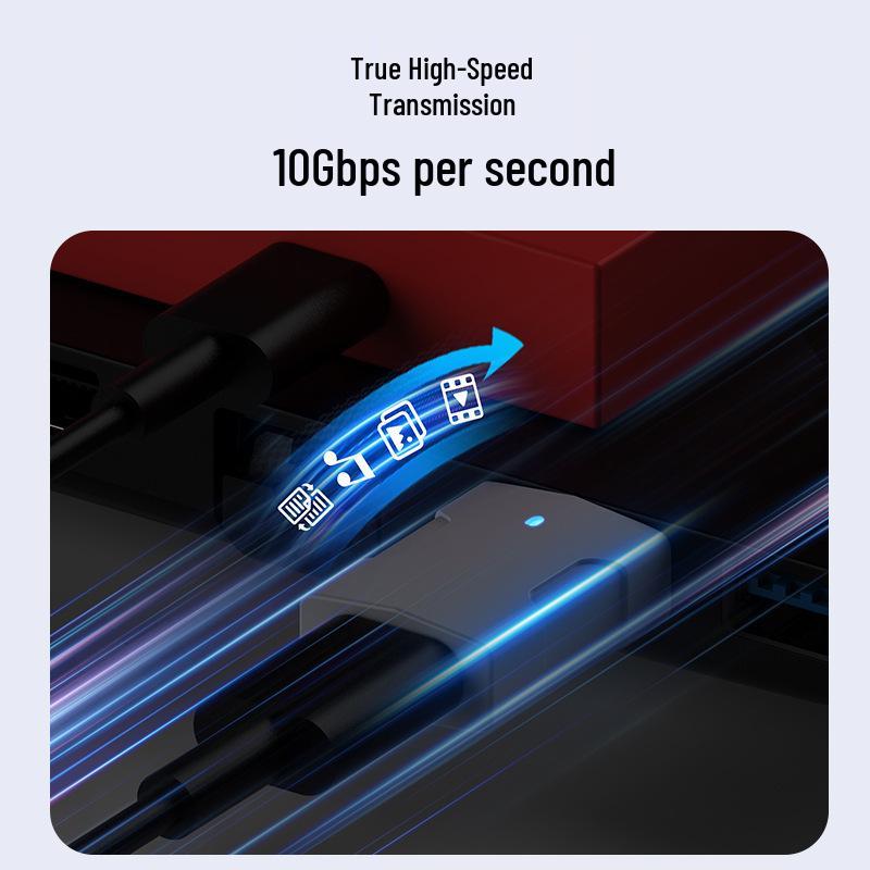 10Gbps USB 3.0 to Type-C Adapter for Fast Charging & Data Transfer