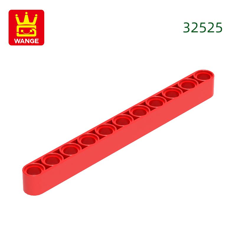 35Pcs/lot 32525 1x11 Thick Hole Block Moc Colours Accessories Compatible with with Brick DIY Children's Toy Building Assembly Parts