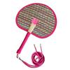 Handmade Handwoven Fan Vibrant Colors Cute Woven Fan Creative Summer Cooling Fan  Home Decoration