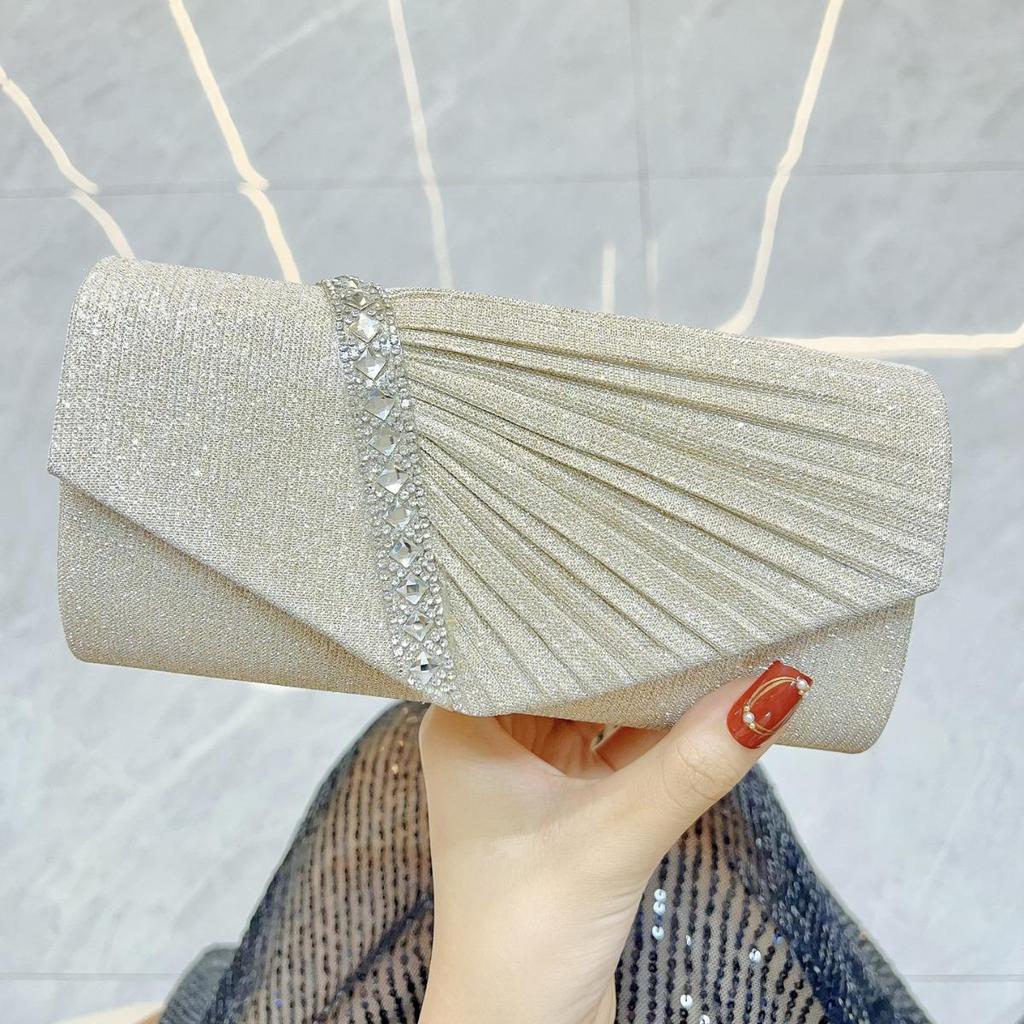 Elegant Banquet Clutch for Women, Fashionable KTV Princess Crossbody Bag, Evening Dress Chain Bag