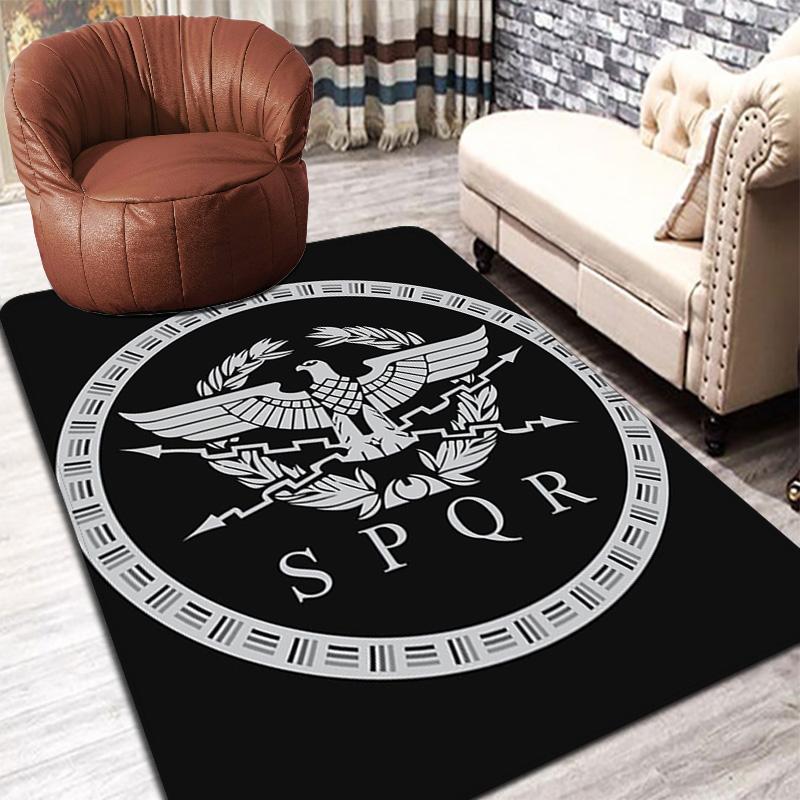 SPQR Rug Floor Mat for Living Room or Bedroom Soft and Comfortable Carpet a Gift for Birthday and Holiday.MFF0918081