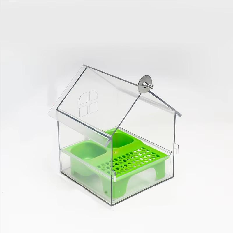 Кормушка для птичьей клетки, купалка для попугаев, поилка, кормушка, переносная, многофункциональная, подвесная, купалка для птиц, подвесная душевая коробка для попугаев