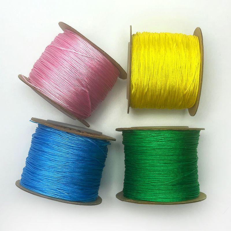 No. 71.5 Jade Thread 0.6mm Woven Hand-Woven Line No. 73 Beaded Wire Red Rope Bracelet Braiding Thread Abrasion Resistant Jewelry Thread