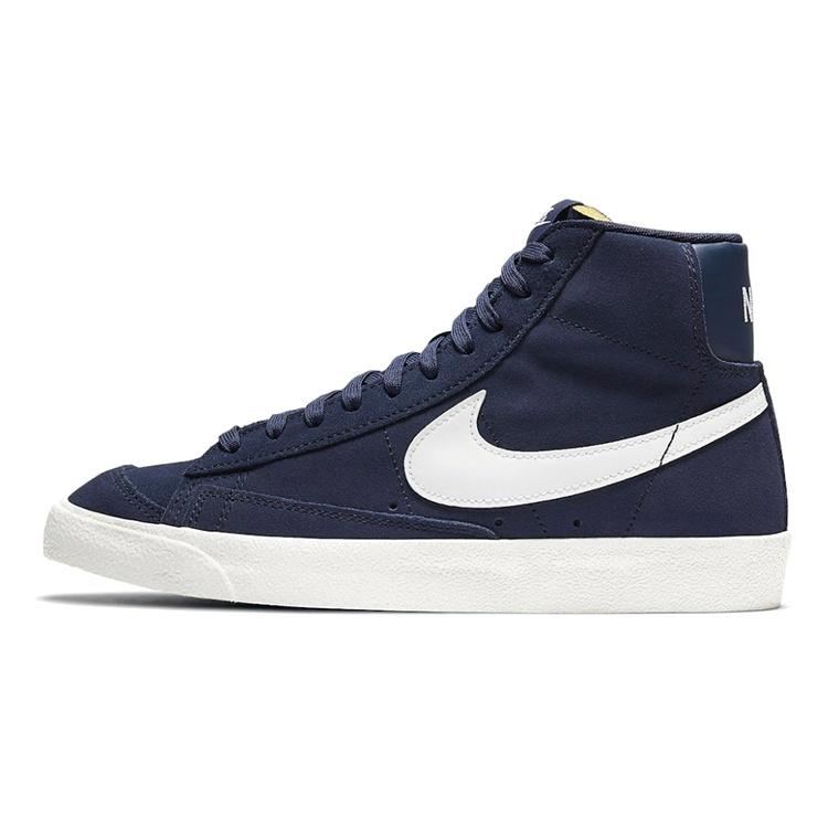 (WMNS) Nike Blazer Mid  77  Navy Suede  Women s DB5461-400 EU 36
