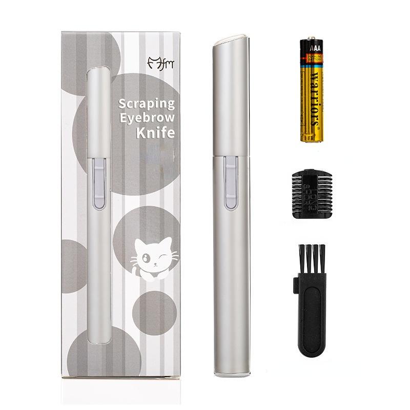 

Практичные электрические ножницы для лица и бровей, триммер для волос, мини-портативный женский бритвенный станок для тела, лезвие для бритвы, розовый, черный серый